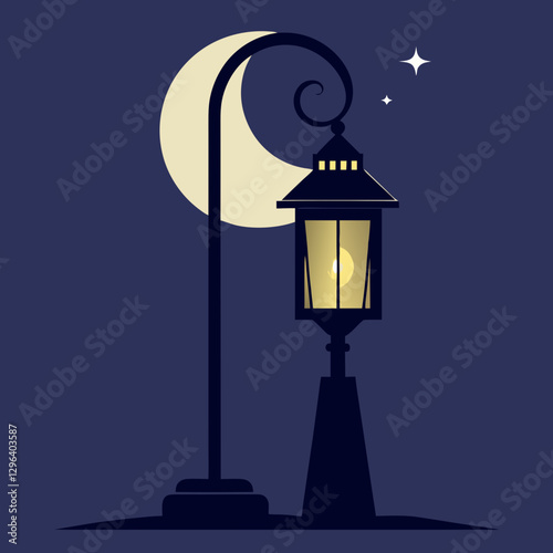 old street lamp