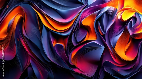 Vibrant Bold Graphics with Isolated Background Design