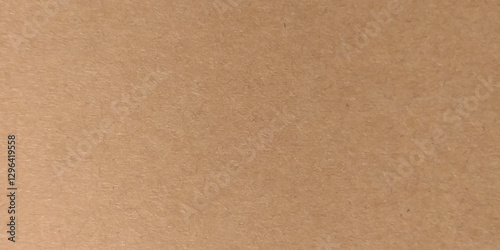 Background of brown kraft paper or cardboard texture. Abstract pattern of beige rough carton, old paper sheet, parchment or papyrus surface, vector