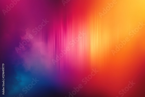 Obraz na płótnie Abstract Vibrant Gradient Background Pink Purple Orange and Yellow Hues with Motion Blur Effect w salonie