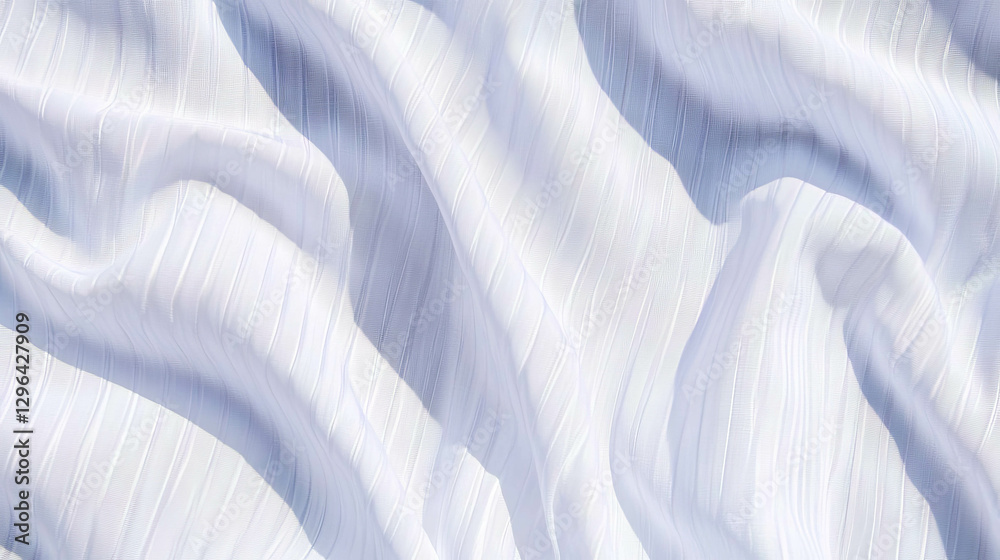 Obraz premium Elegant textured fabric with subtle pinstripe pattern for interior design and fashion