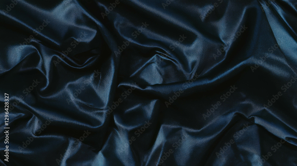 Fototapeta premium Elegant dark fabric with subtle tone on tone pattern design