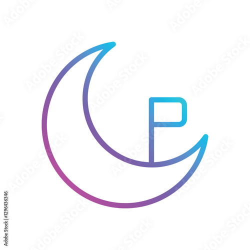  Lunar Vector icon