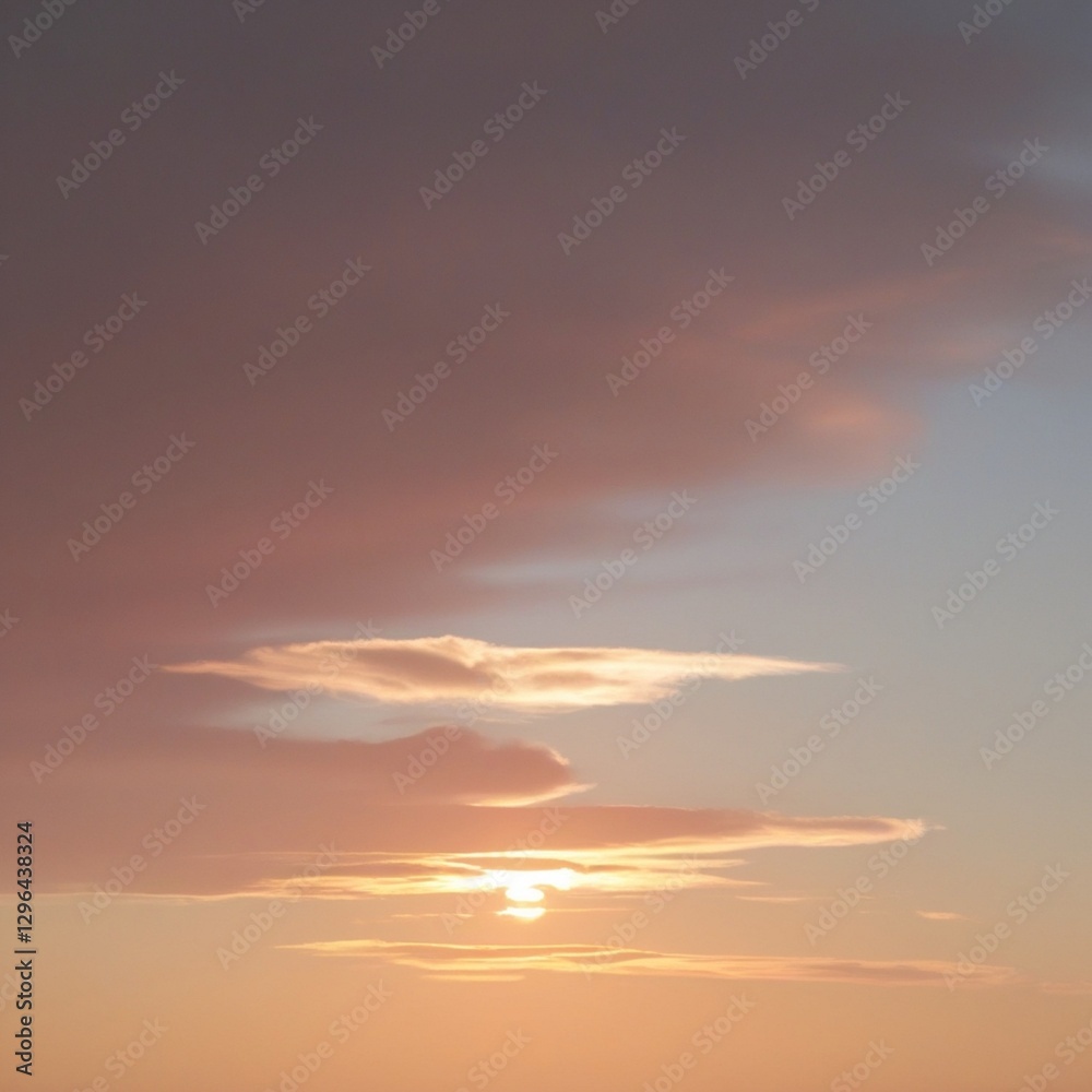 Fototapeta premium The beautiful evening sunlight