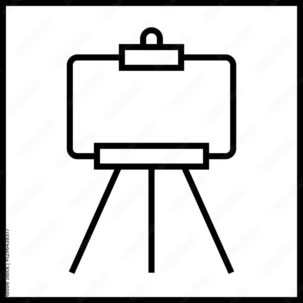 Easel icon design