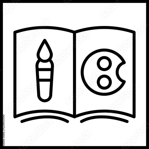 Art Book icon design