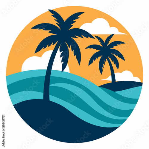 palm tree on the beach