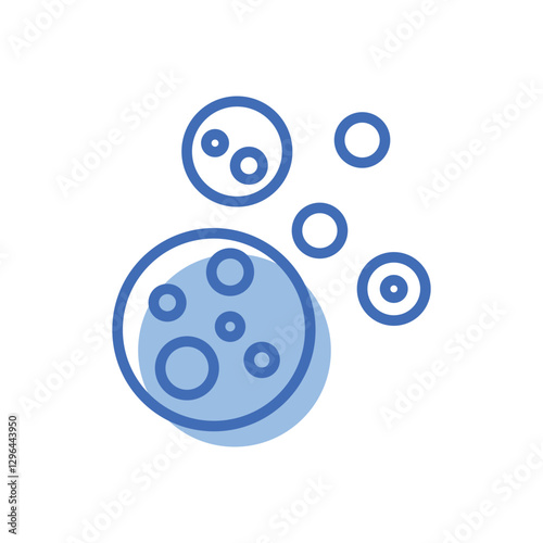 Meteorites  Vector icon