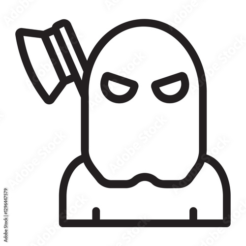 Executioner  line icon