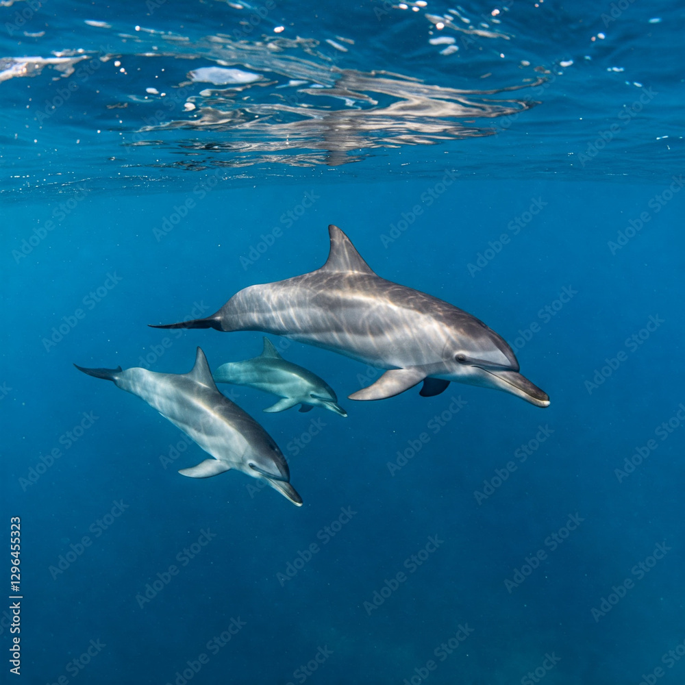 Naklejka premium great white shark