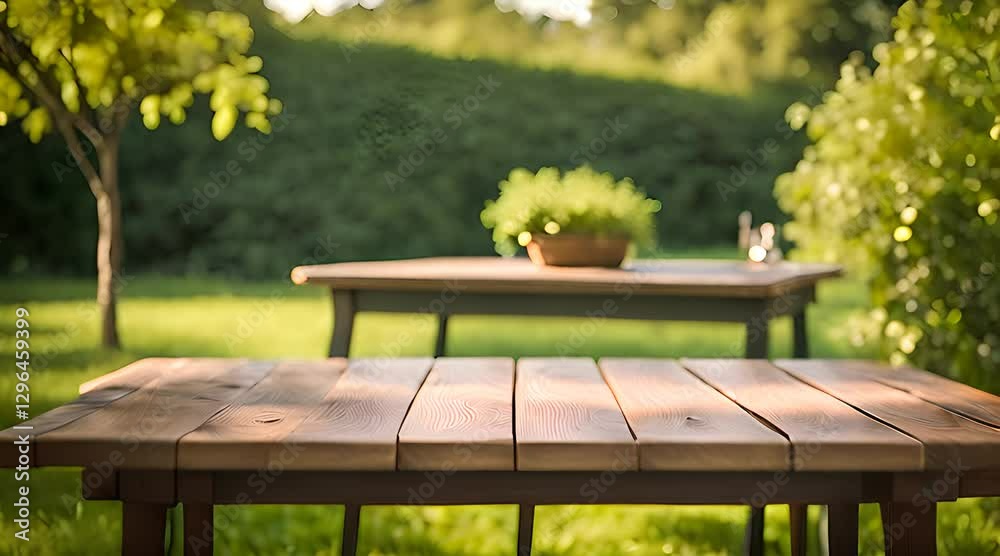 picnic table in the park