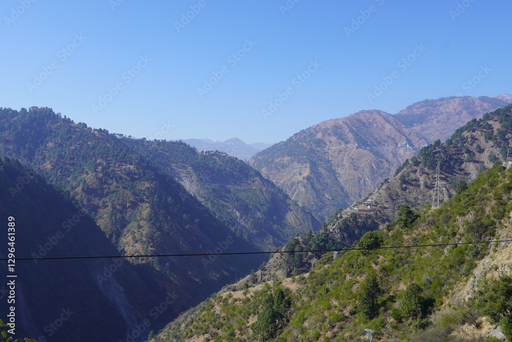 himalaya and mountains of india- view from jammun kashmir himalaya and mountains of india- view from jammun kashmir