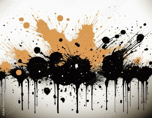 grunge ink splat photo