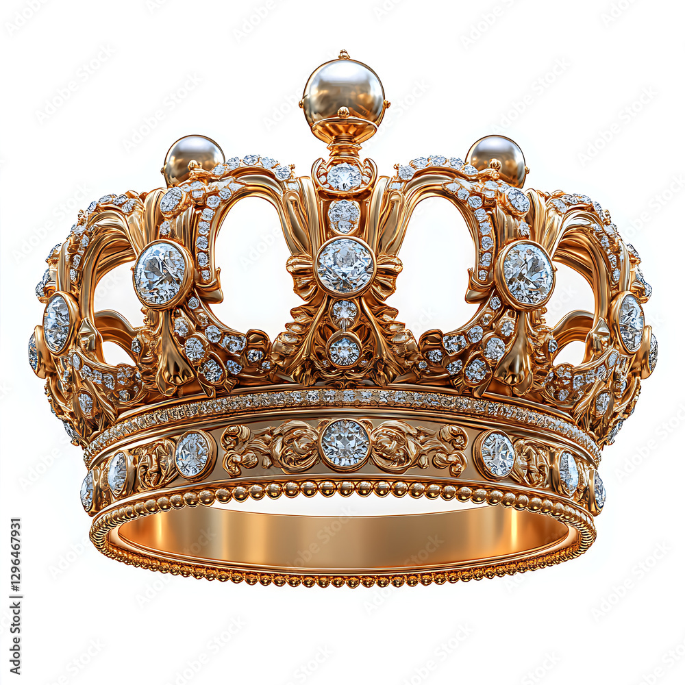 Luminous crown with fine detailing high resolution picture Luminous crown with fine detailing high resolution picture