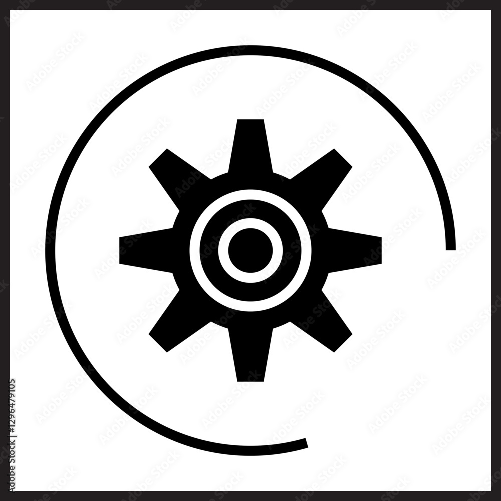 Obraz premium Art Installation icon design