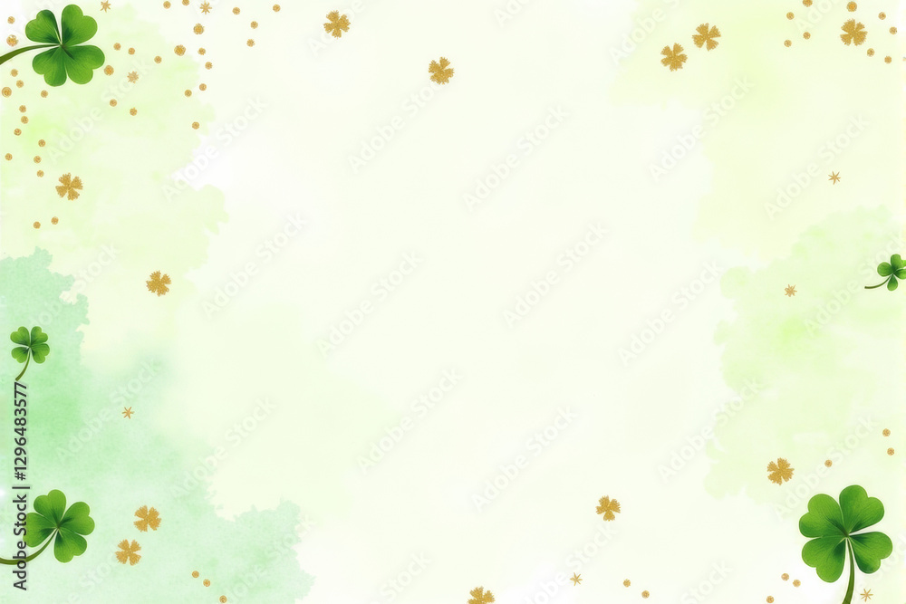 A vibrant St. Patrick’s Day-themed background featuring lush green clovers, Irish culture, and good luck concepts. Ideal for use in greeting cards, banners, and festive designs.. A vibrant St. Patrick’s Day-themed background featuring lush green clovers, Irish culture, and good luck concepts. Ideal for use in greeting cards, banners, and festive designs..