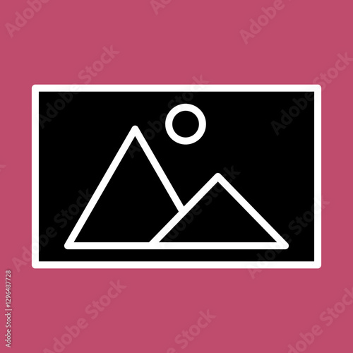 Landscape Painting icon design