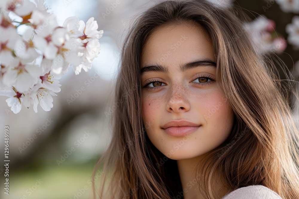 A charming girl exudes joy and innocence as she stands among blooming cherry blossoms, capturing the beauty and freshness of youthful spirit in a picturesque setting. A charming girl exudes joy and innocence as she stands among blooming cherry blossoms, capturing the beauty and freshness of youthful spirit in a picturesque setting.