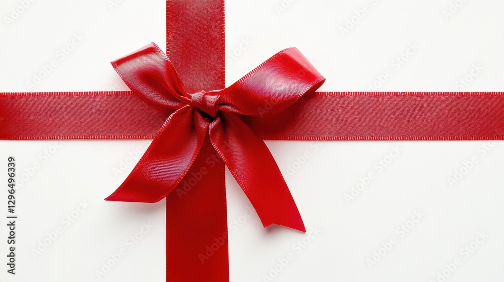 Elegant Red Ribbon and Bow on White, Festive Cut-Out Design Element for Creative Use, Isolated, Cut Out, Copy Space
Elegant Red Ribbon and Bow on White, Festive Cut-Out Design Element for Creative Use, Isolated, Cut Out, Copy Space