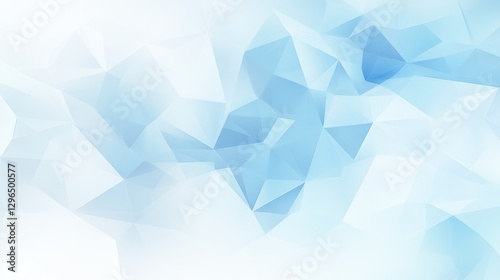 Abstract blue low-poly background, website header