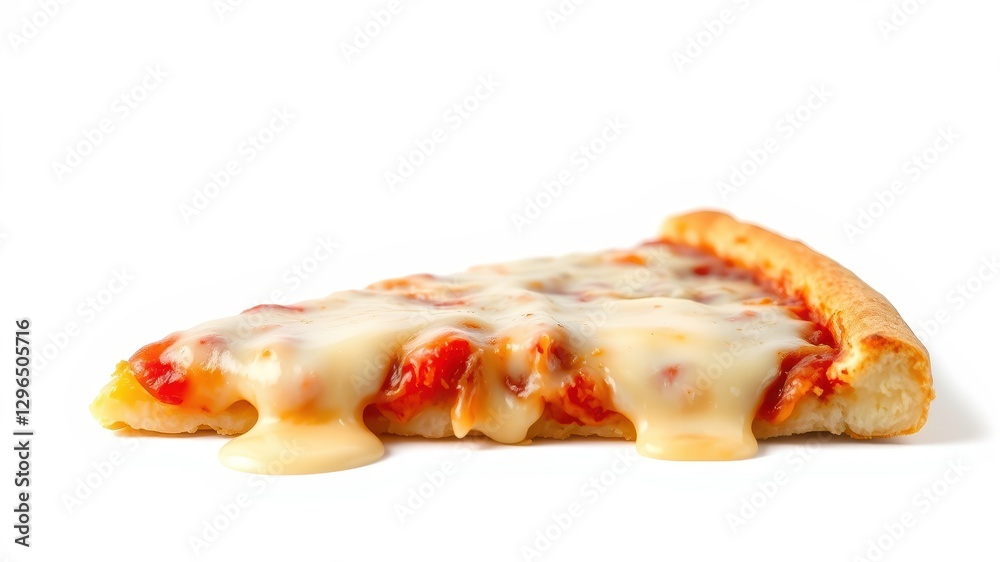 Delicious Hot Pizza Slice with Melted Cheese and Fresh Tomato Sauce Delicious Hot Pizza Slice with Melted Cheese and Fresh Tomato Sauce