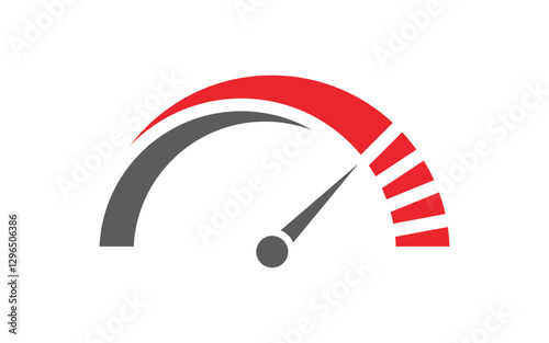 Race Sport Speedometer icon for auto logo illustration design