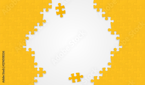 Puzzle background, game mosaic fragments. Vector illustration