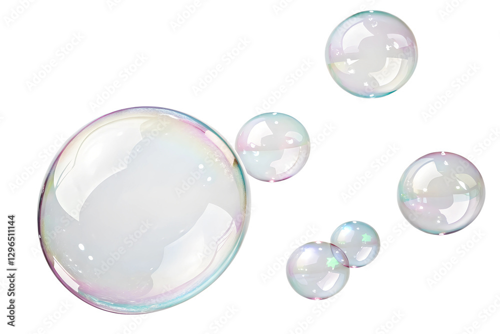 Transparent PNG of Floating Soap Bubbles – Clean and Minimalistic Design Element Transparent PNG of Floating Soap Bubbles – Clean and Minimalistic Design Element