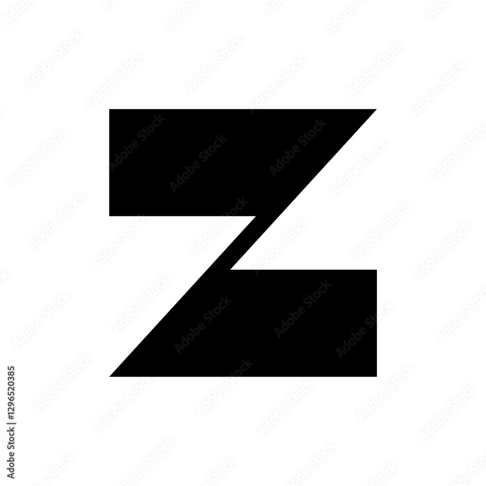 Letter Z logo. Icon design. Template elements. Geometric abstract logos Letter Z logo. Icon design. Template elements. Geometric abstract logos