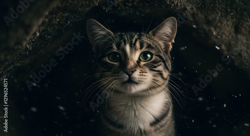 Adorable Cute Cat Illustration