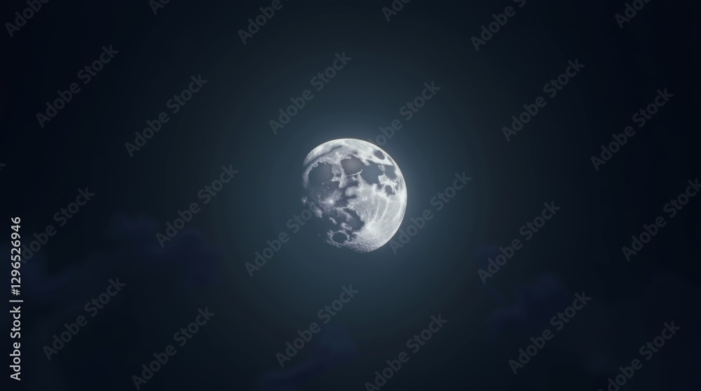 A serene and breathtaking view of a full, bright moon in the night sky, surrounded by subtle clouds. Ideal for nature, space, and celestial-themed projects. A serene and breathtaking view of a full, bright moon in the night sky, surrounded by subtle clouds. Ideal for nature, space, and celestial-themed projects.