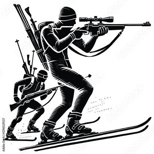 Biathlete Silhouette