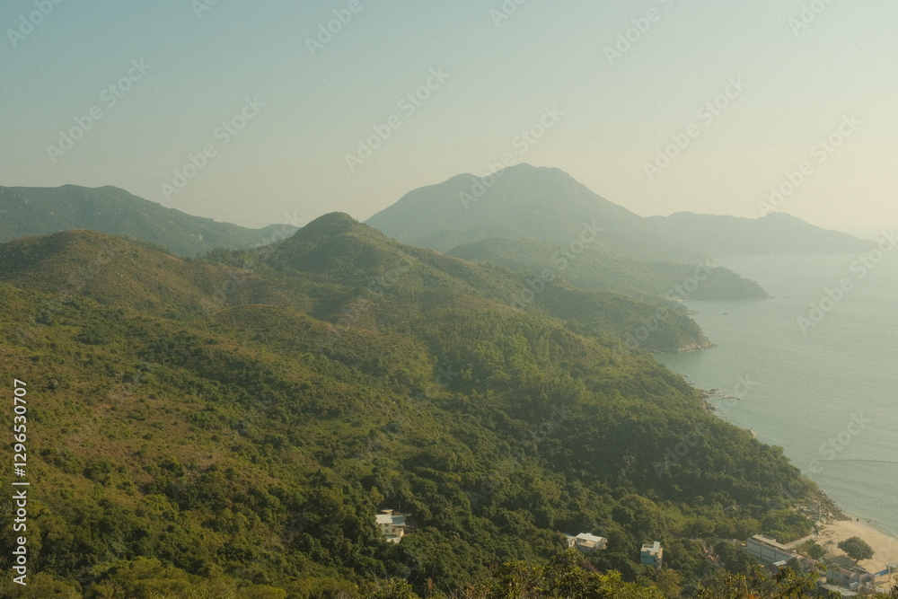 Naklejka premium Lamma Island Hong Kong Nature