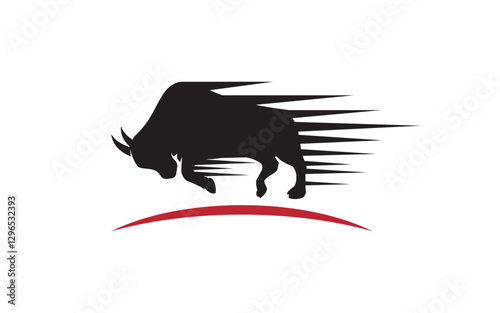 Buffalo Logo vector icon illustration design template