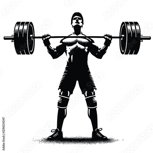 CrossFit Weightlifting Silhouette