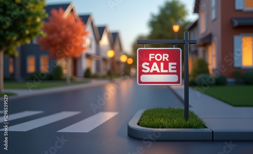Cubes form the word realty in front of a miniature house property estate real investment mortgage sale