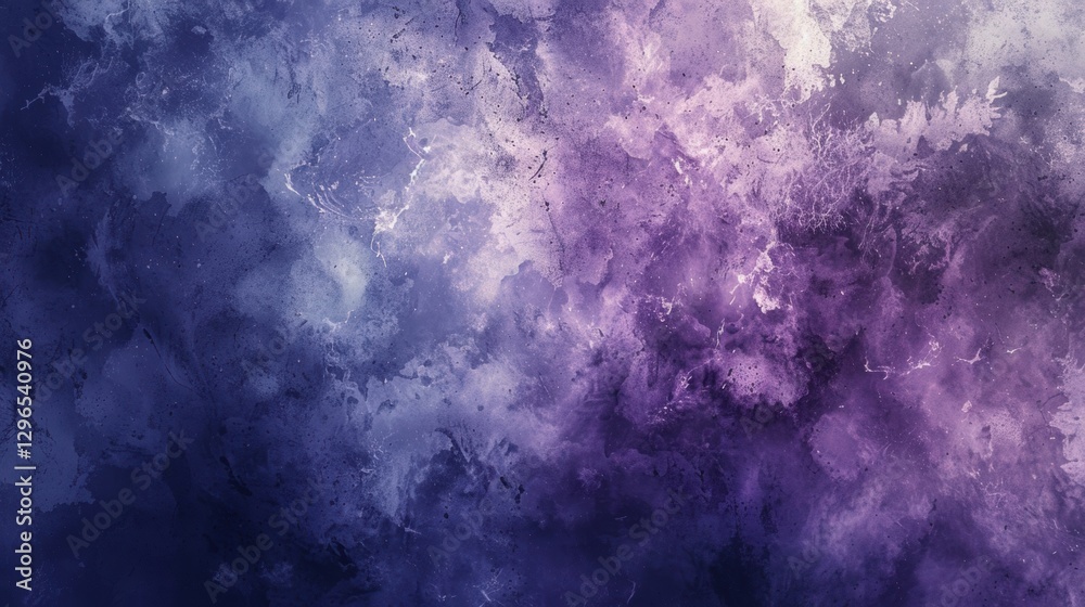 Obraz premium Abstract Purple and Blue Watercolor Texture for Artistic Backgrounds