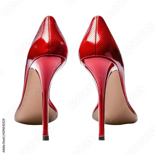 red high heels shoes