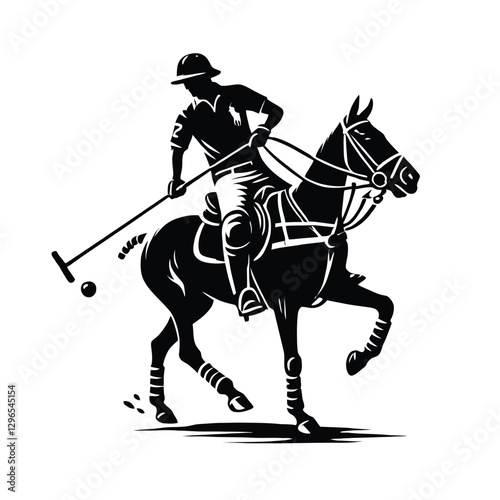 Polo Player Silhouette