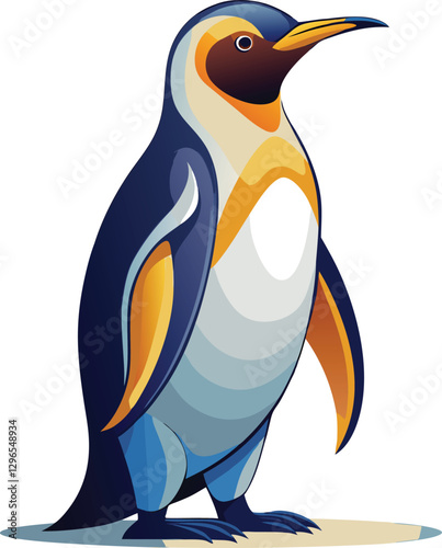 penguin on a white background