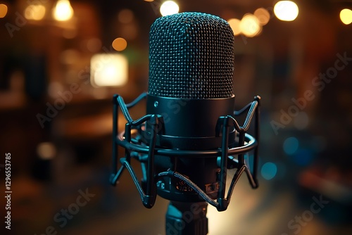 Studio Microphone Close-up photo