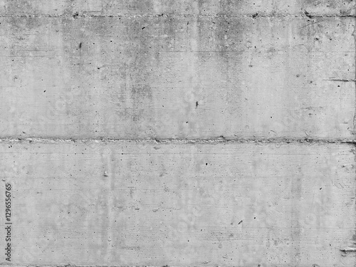 Detail of a massive concrete wall