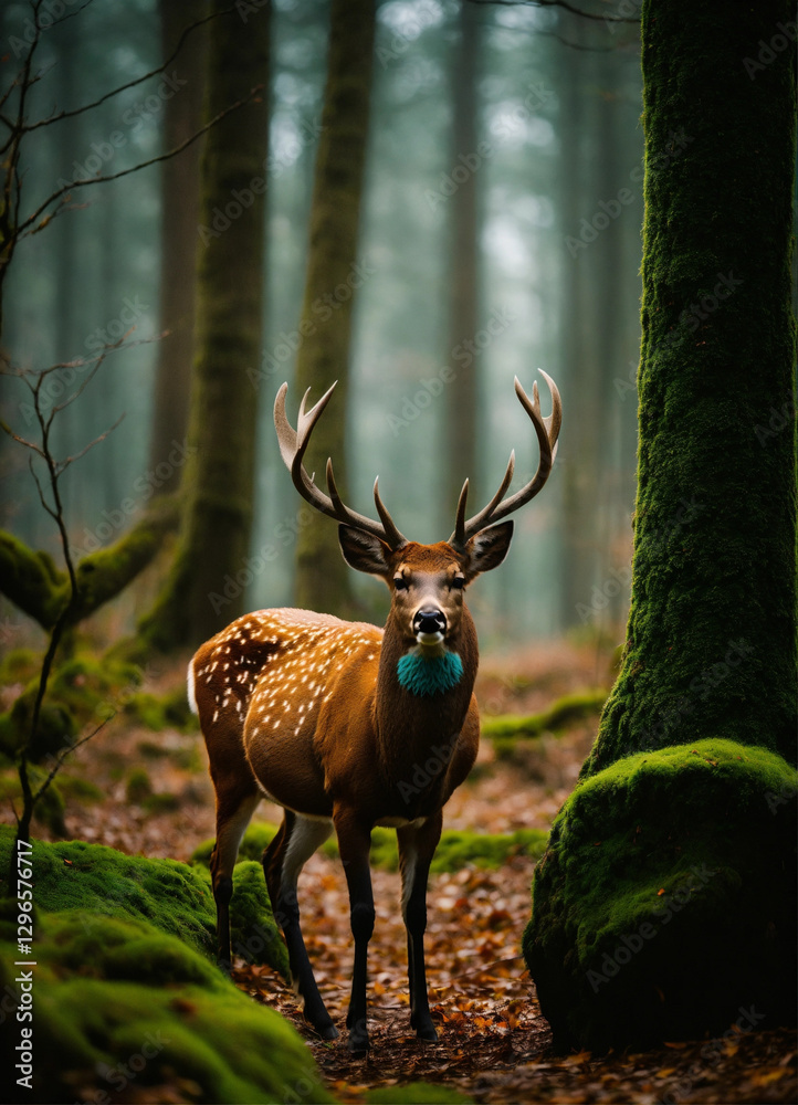 deer in the forest deer in the forest