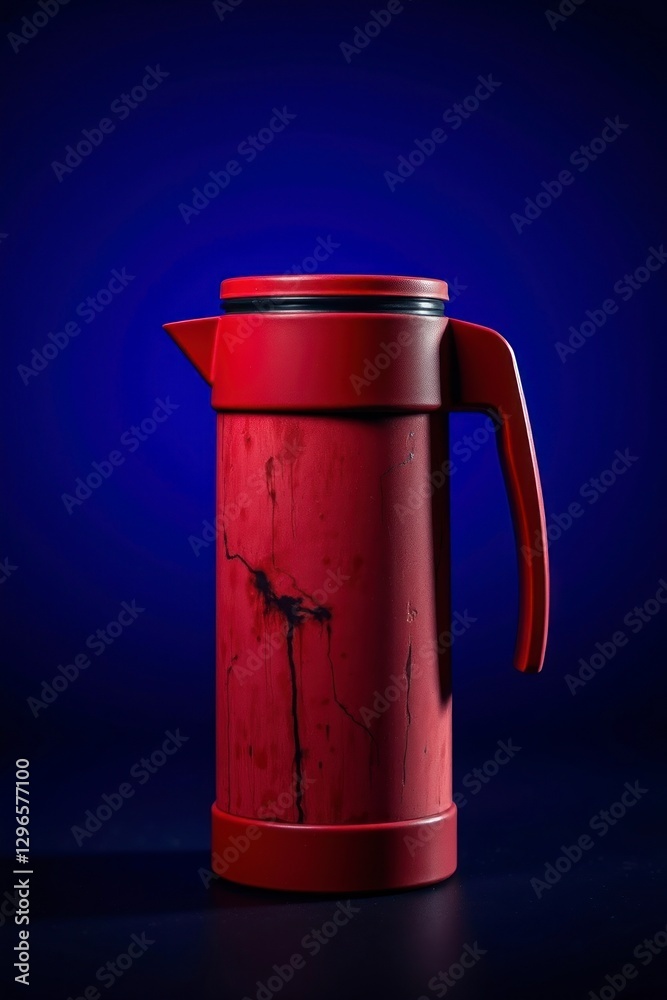 Obraz premium Art photograph, depicting a creepy thermos