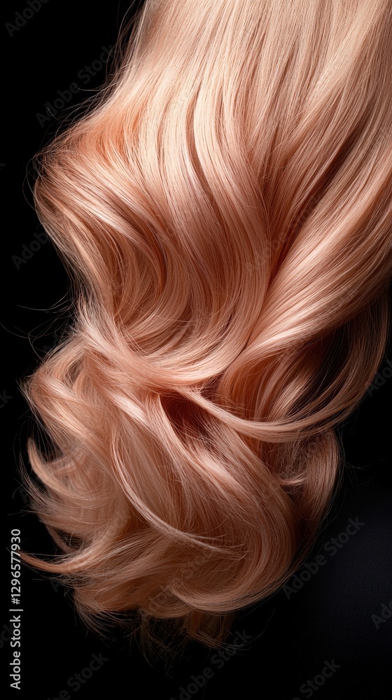 Naklejka premium A woman with long blonde hair