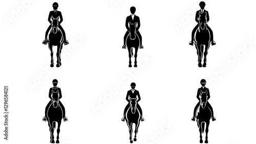 Stunning Horse Racing Silhouettes: Capturing the Essence of the Race