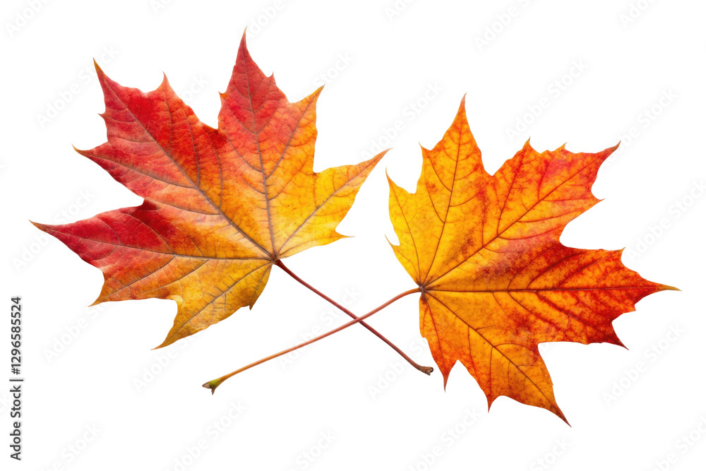 Beautiful autumn leaves showcasing vibrant red and orange colors to celebrate the arrival of fall and its natural wonders, cut out Beautiful autumn leaves showcasing vibrant red and orange colors to celebrate the arrival of fall and its natural wonders, cut out