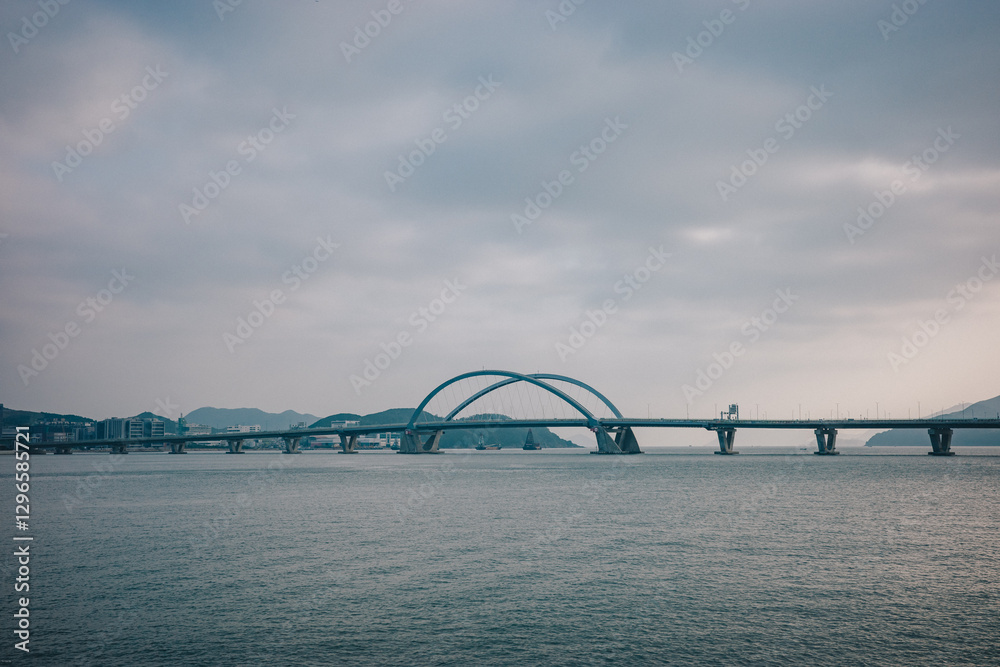 Fototapeta premium bridge over the river