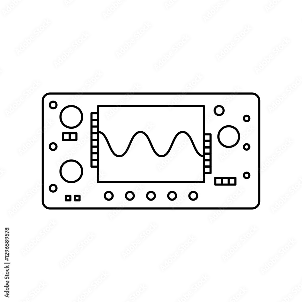 Fototapeta premium oscilloscope