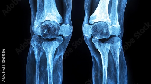 Medical X-ray of Knees